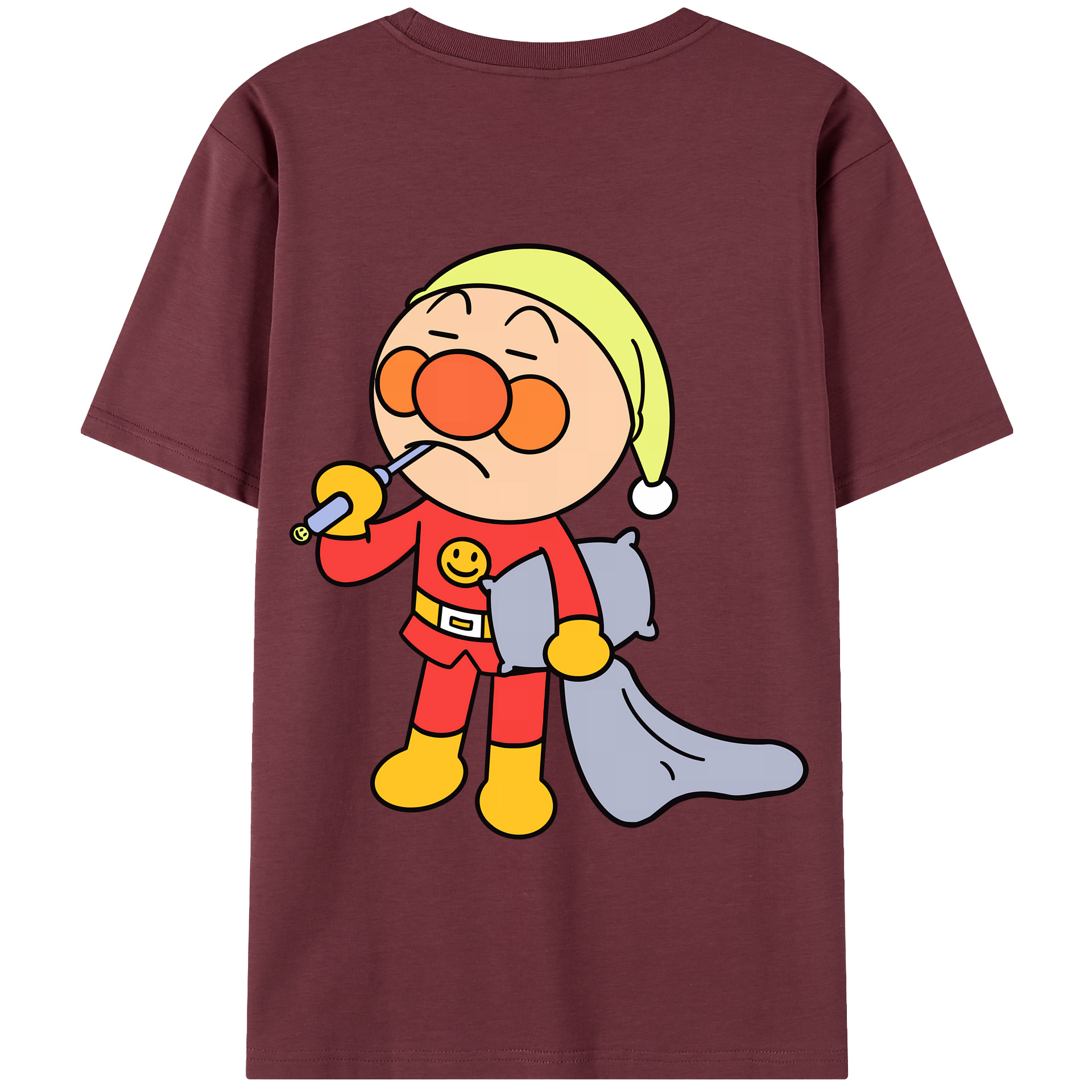（画像用） アンパンマン Anpanman 綿100％半袖Tシャツ（背面プリント）